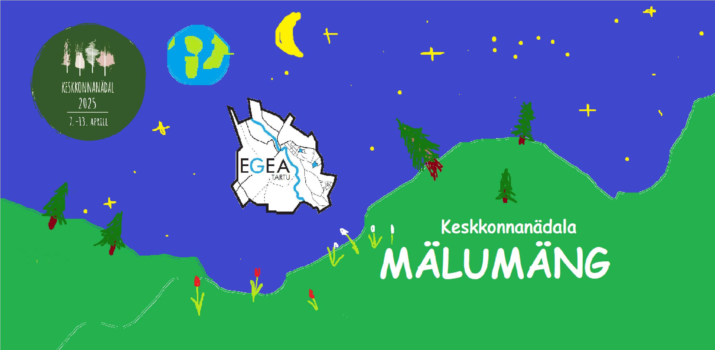Ürituse EGEA-Tartu Keskkonnanädala mälumäng pilt
