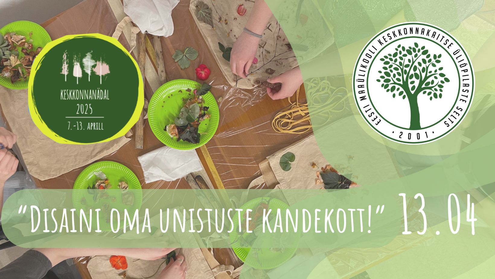 Ürituse Disaini oma unistuste kandekott! pilt