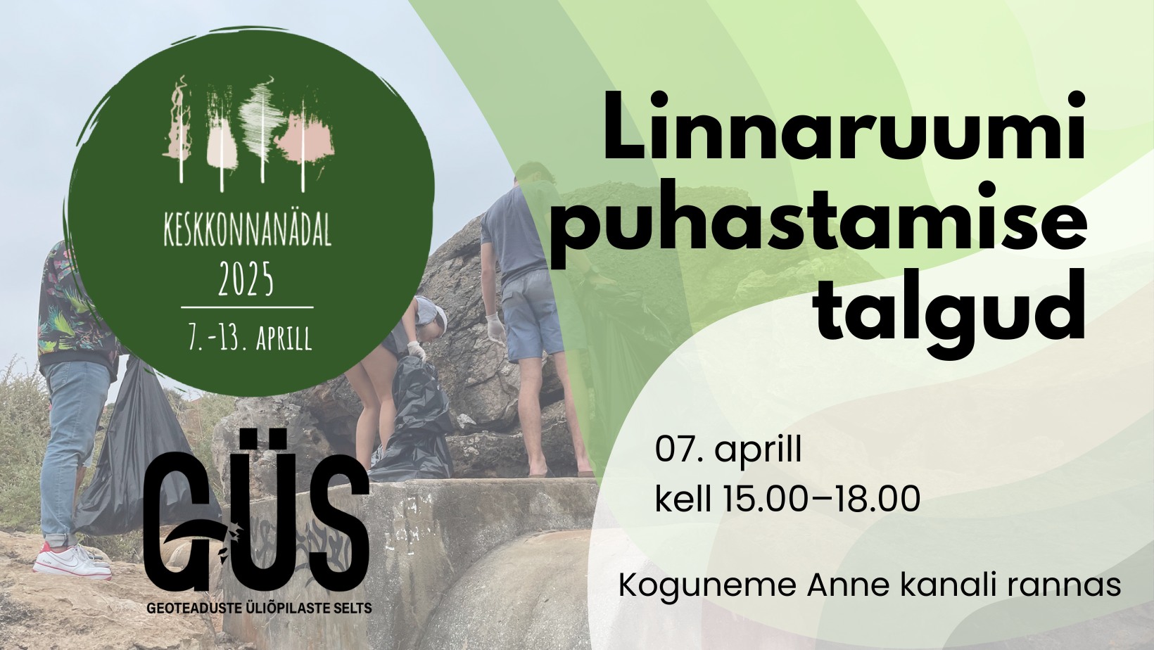 Ürituse Linnaruumi puhastamise talgud 2025 pilt