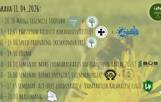 Seminaride ja töötubade päeva AJAKAVA