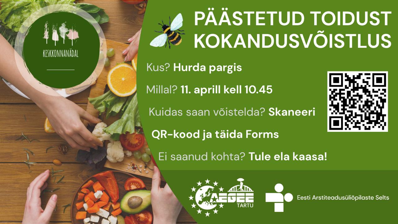 Ürituse Päästetud toidust kokandusvõistlus pilt