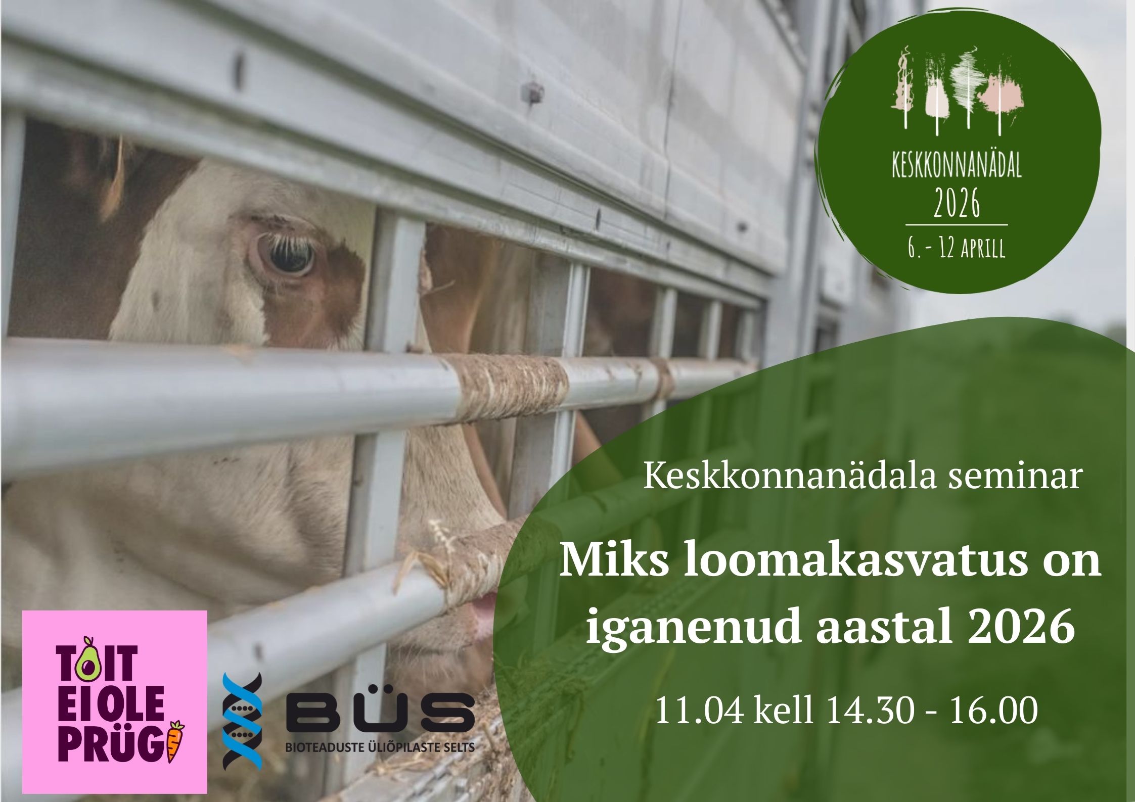 Ürituse Seminar: Loomakasvatus ja toiduraiskamine - nähtamatu seos pilt