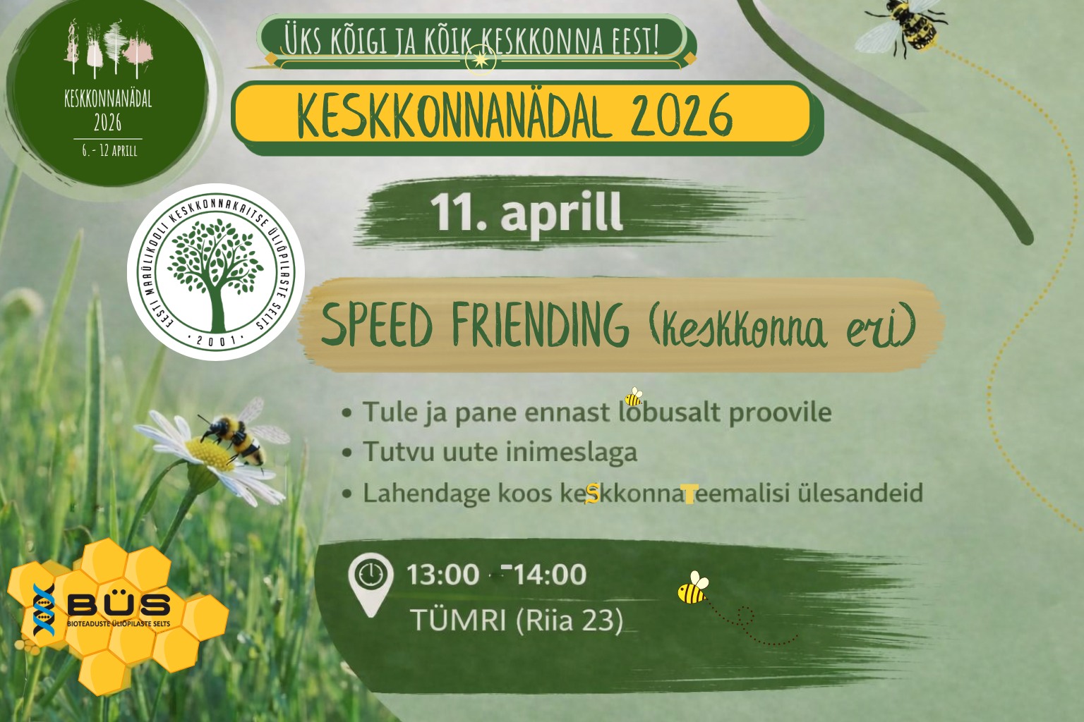 Ürituse Speed friending (keskkonna eri) pilt
